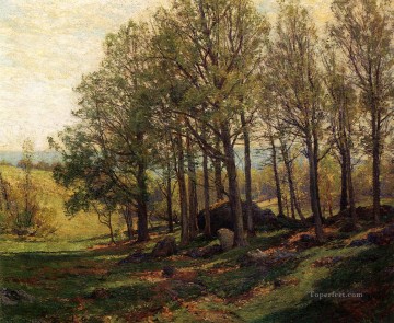  spring Art Painting - Maples in Spring scenery Hugh Bolton Jones woods forest
